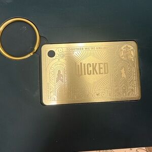 Wicked limited Starbuck key chain